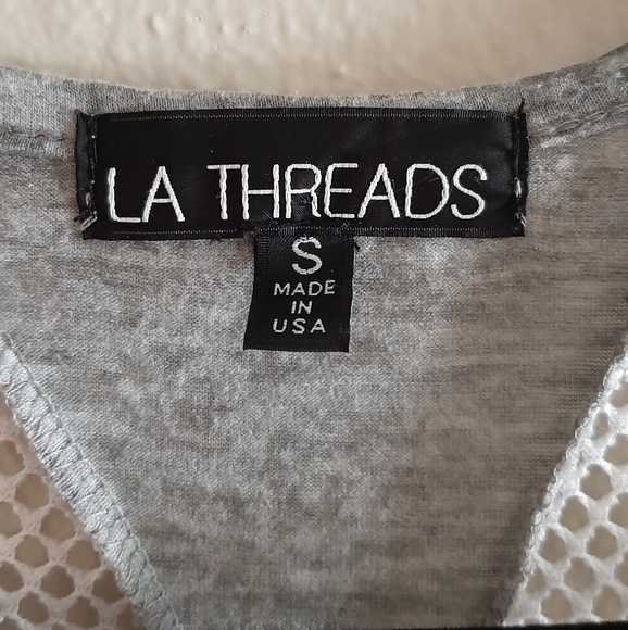LA Threads Active Tank Small Grey - Picture 4 of 4